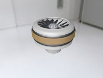 مدل 3 بعدی موتور جت ساده