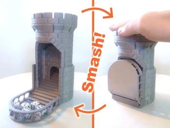 برج تاس مدل قلعه سنگی